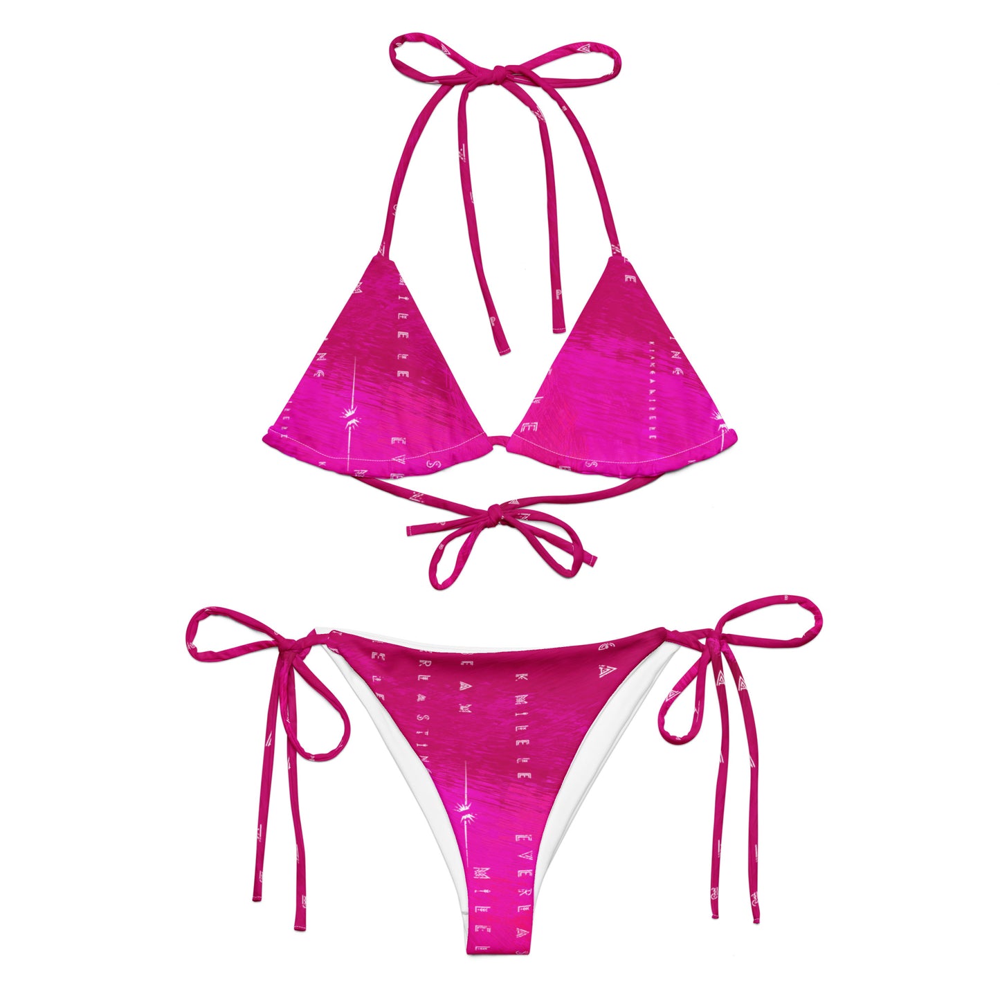 String Bikini - Radiant Pink