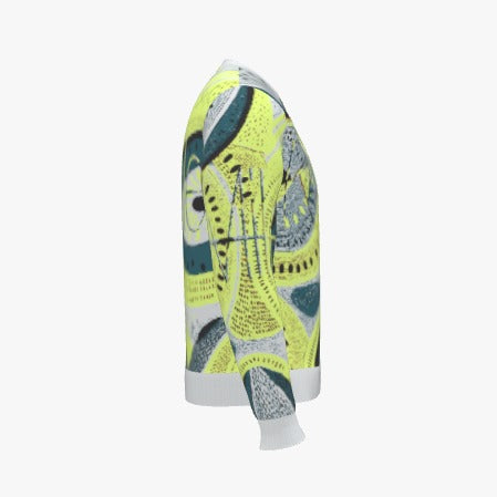 Premium Unisex Jacquard Knit Crew Neck Pullover