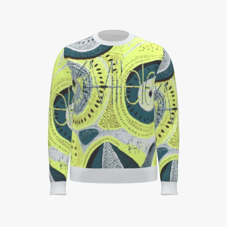 Premium Unisex Jacquard Knit Crew Neck Pullover