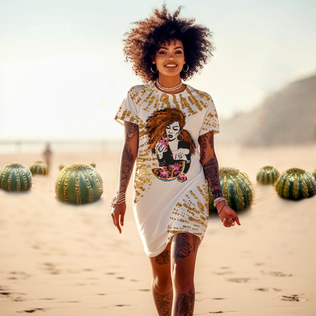 T-Shirt Dress - Watermelon Flavor