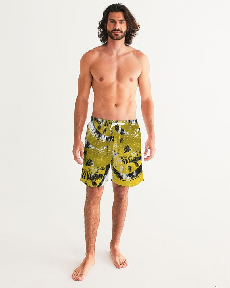 Sweet Sunrise Men's All-Over Print Swim Trunk