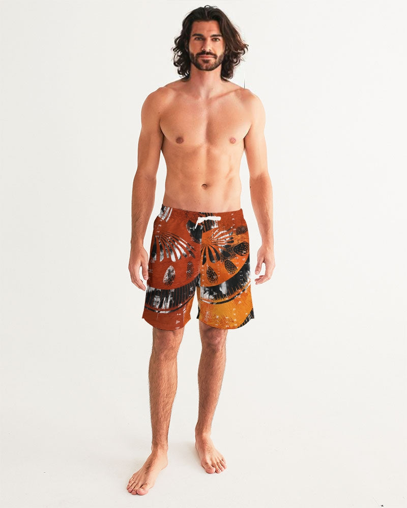 Sweet Sunset Men's All-Over Print Swim Trunk