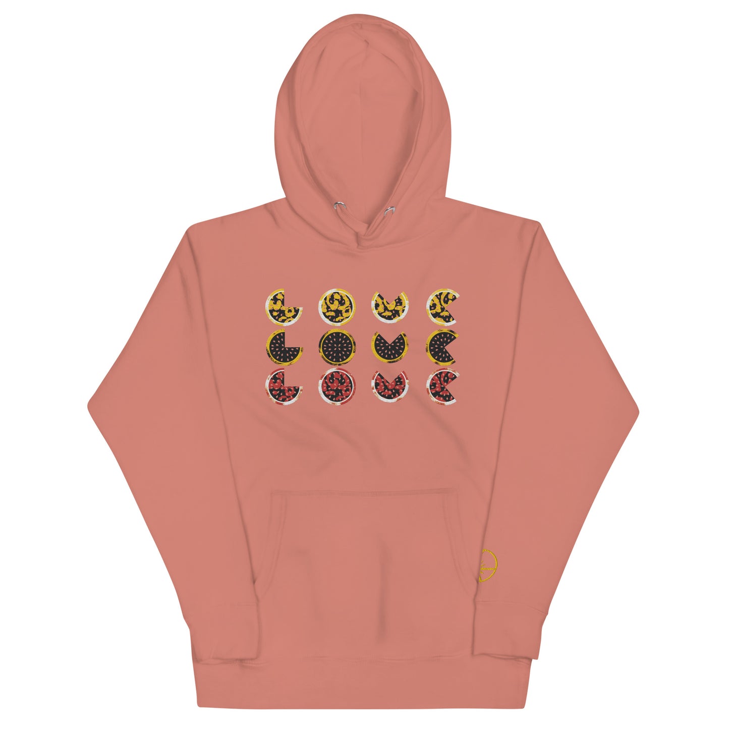 Hoodie - Embroidered Tripple Love