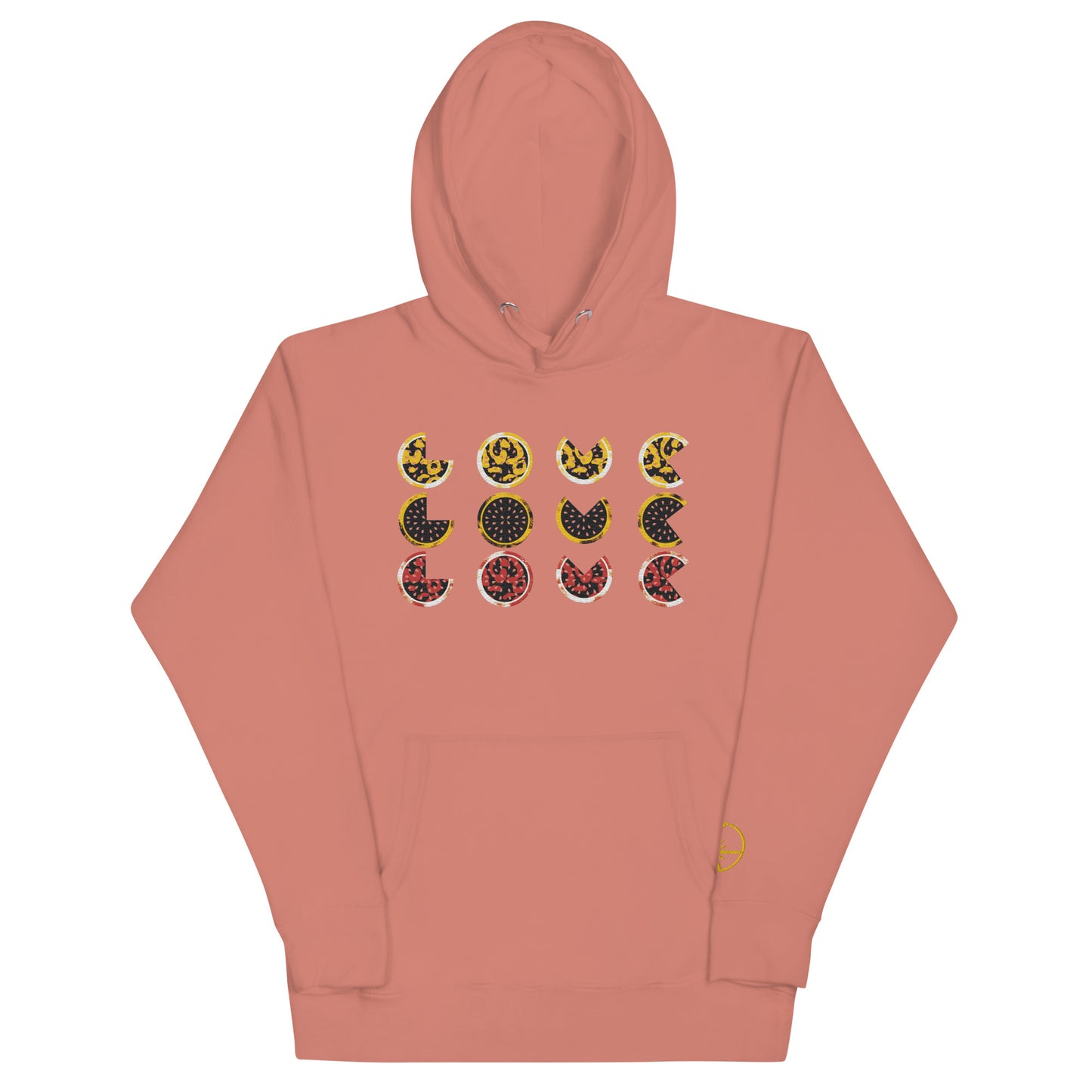 Hoodie - Embroidered Tripple Love