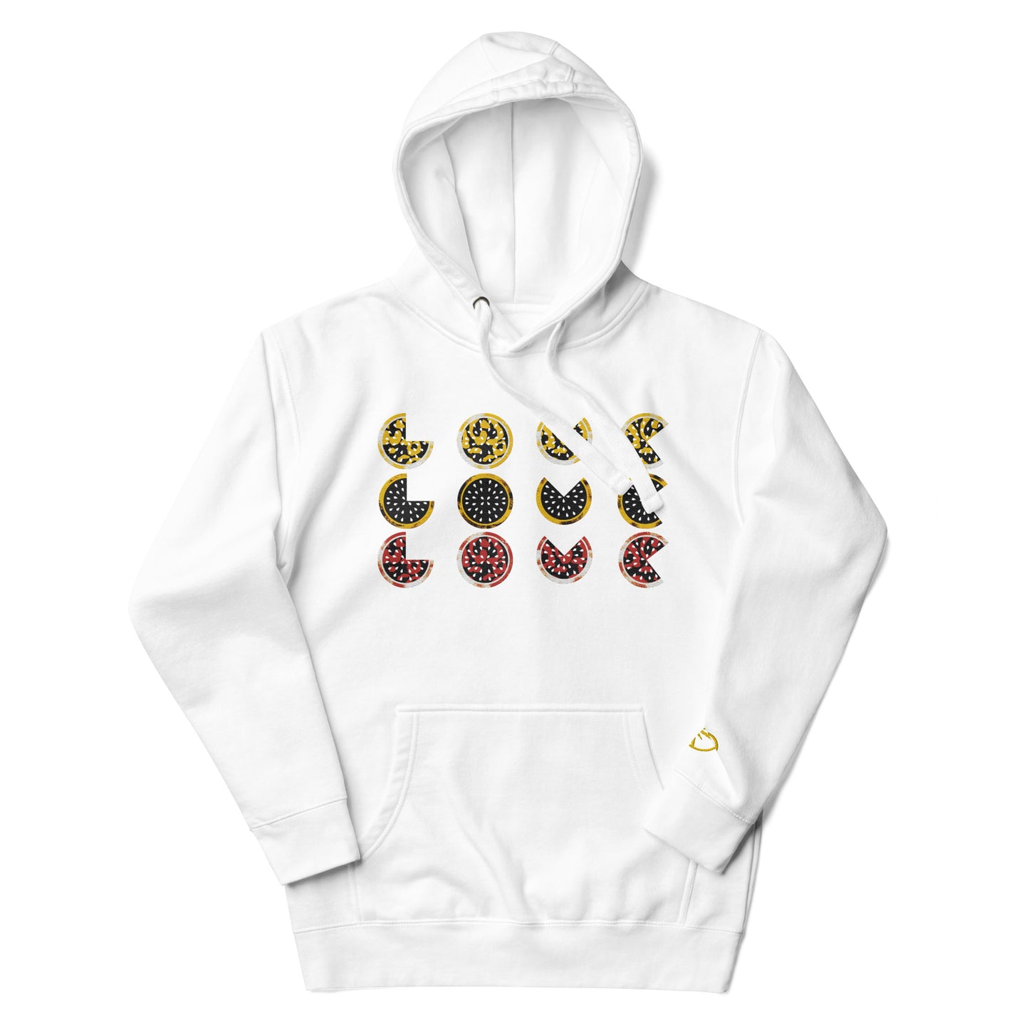 Hoodie - Embroidered Tripple Love