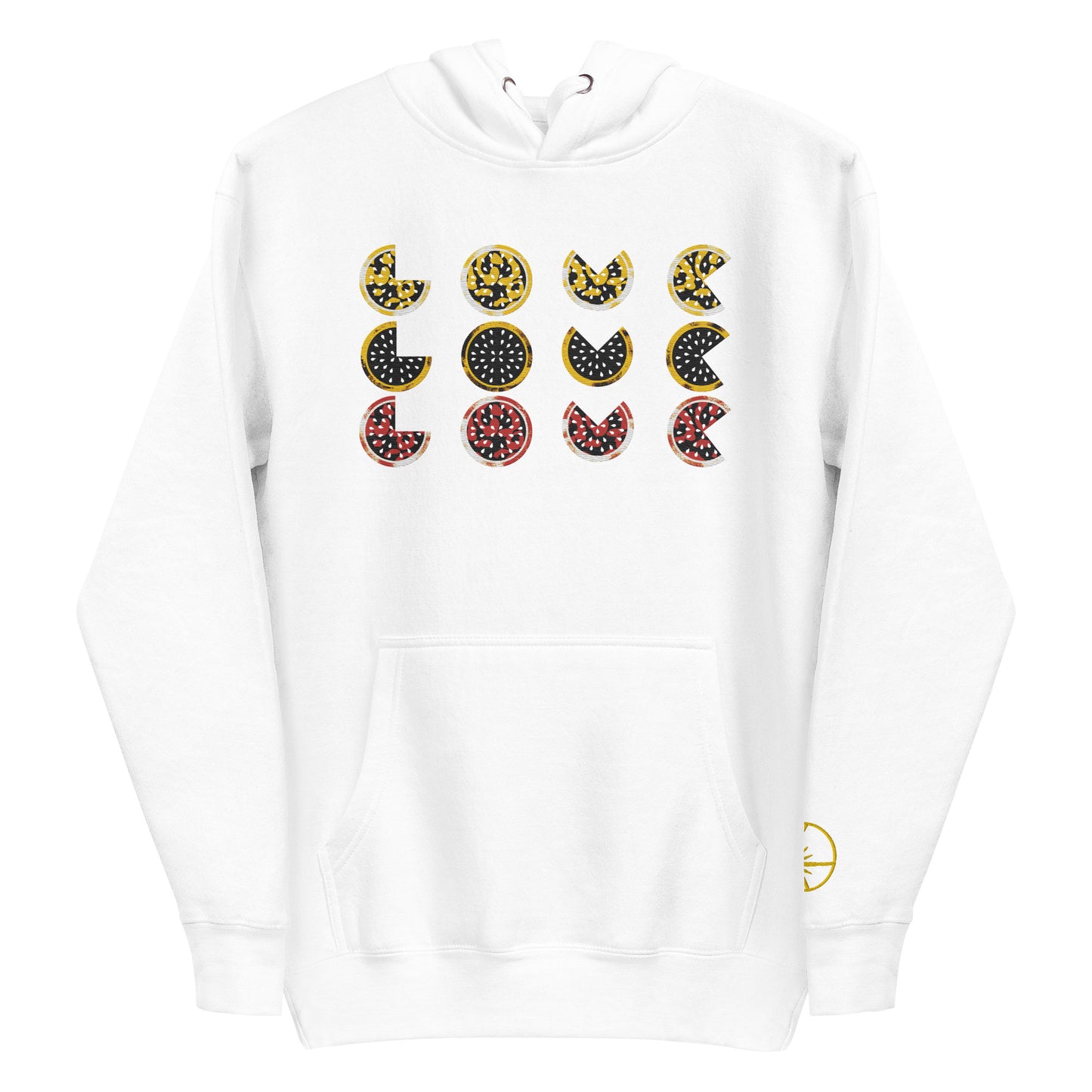 Hoodie - Embroidered Tripple Love