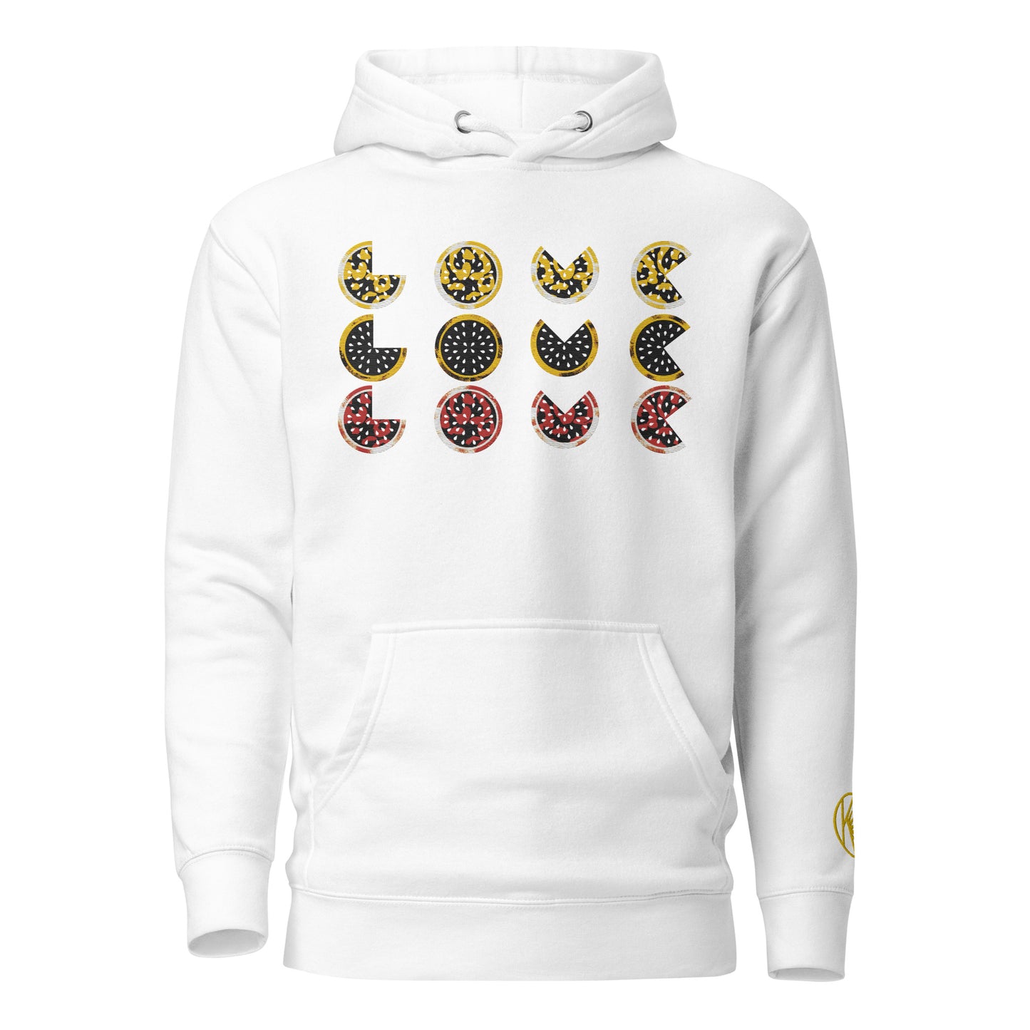 Hoodie - Embroidered Tripple Love