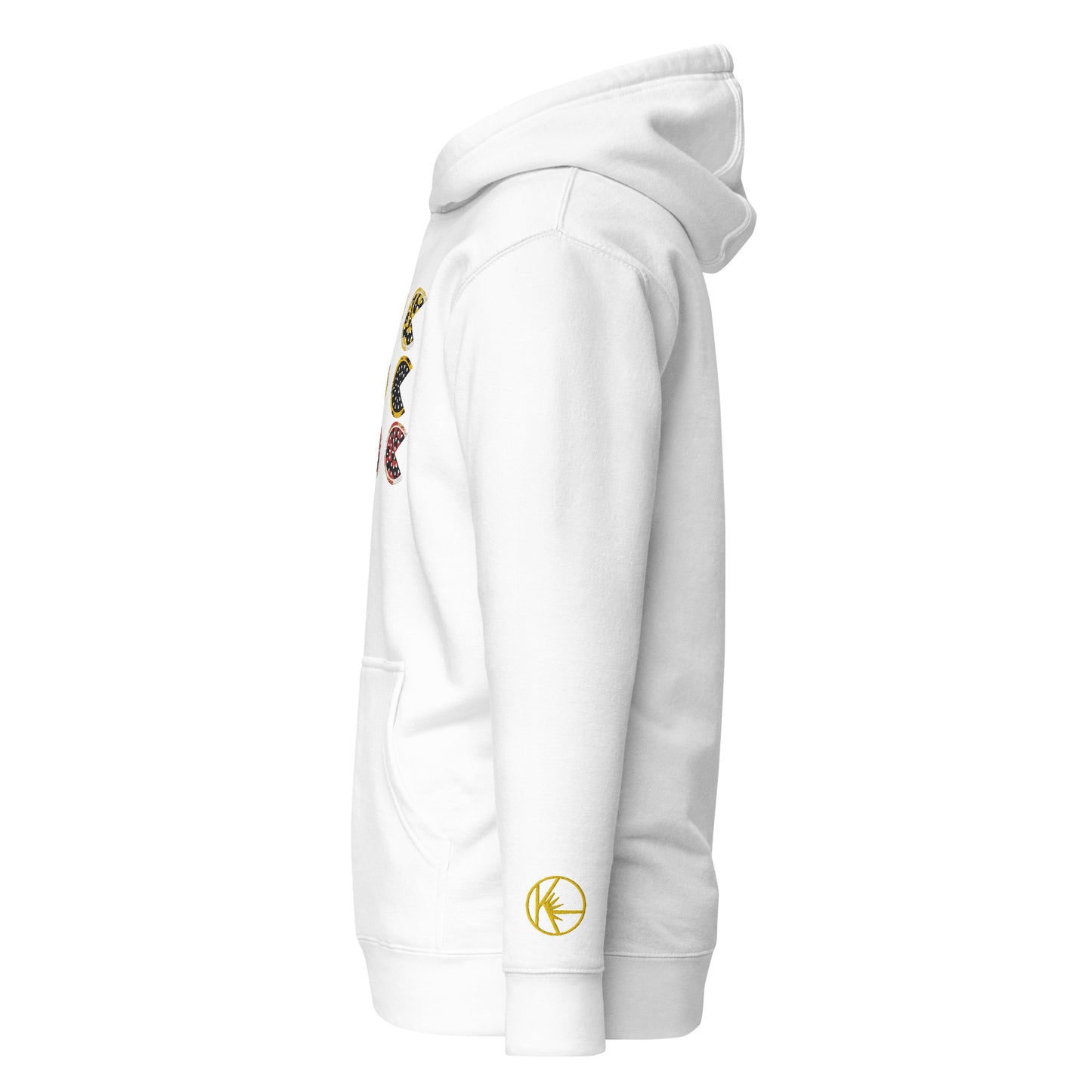 Hoodie - Embroidered Tripple Love