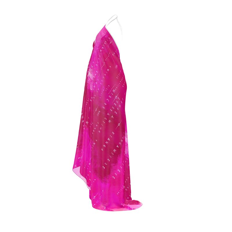 Halter Maxi Dress - Radiant Pink