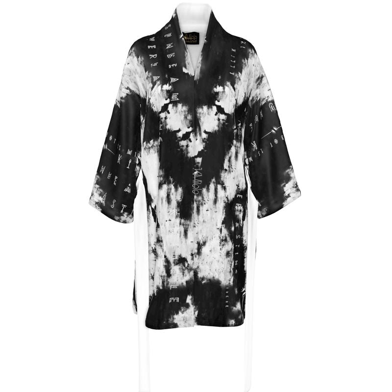 Unisex Silk Kimono - Let Me Fly