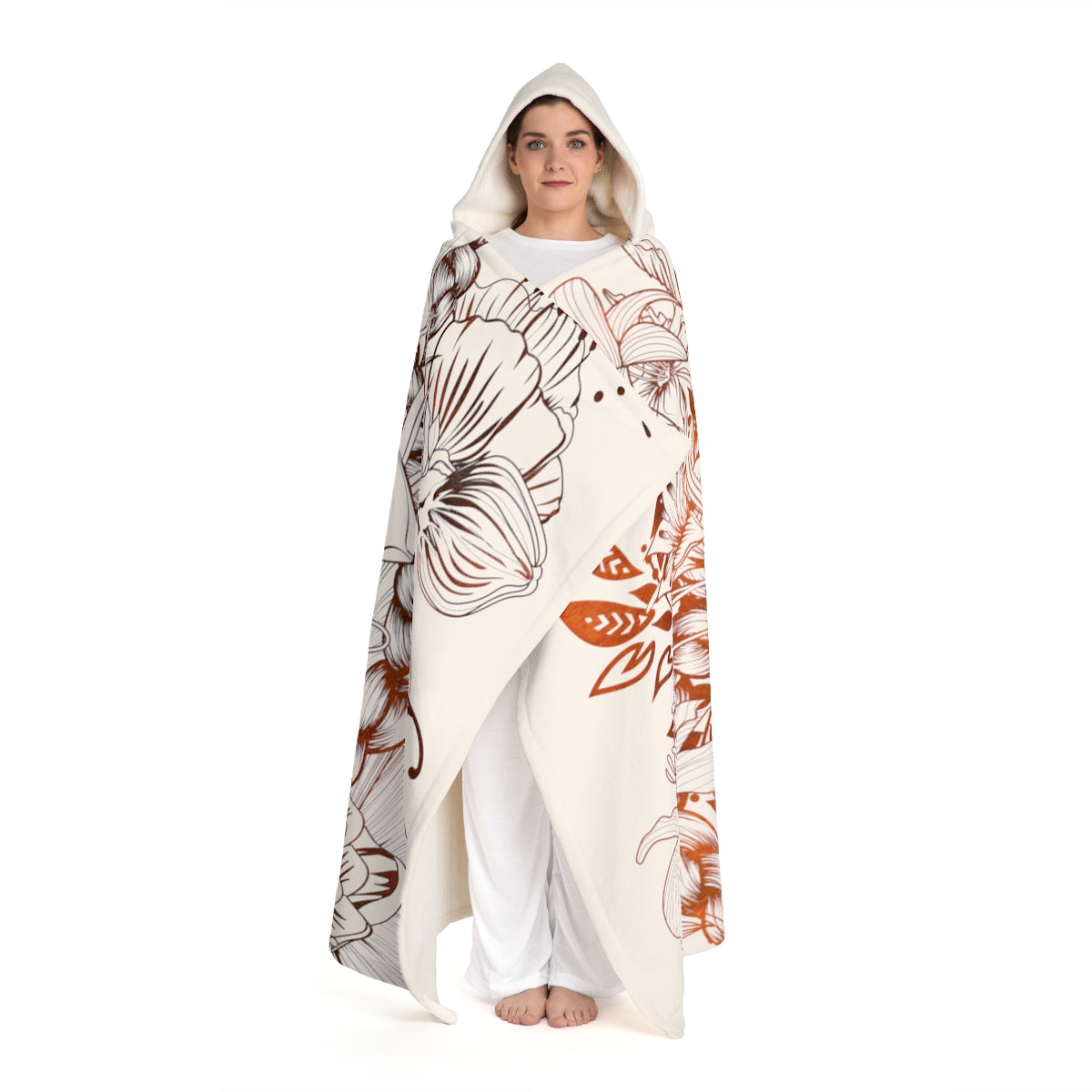Hooded Blanket - Queen of Joy (white)