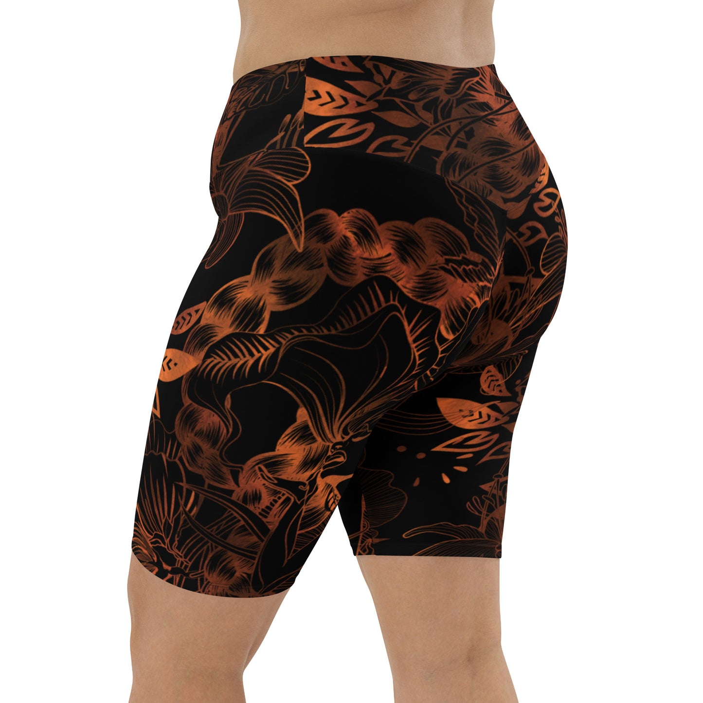 " Queen of Joy" -Black- Biker Shorts