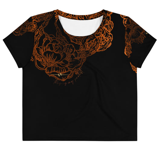 Strange Fruit All-Over Print Crop Tee