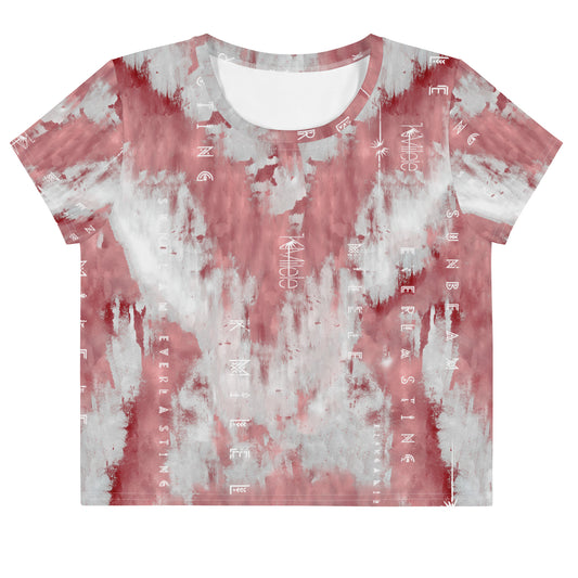 Crop Tee - Let Me Fly - Blush - 25% Off