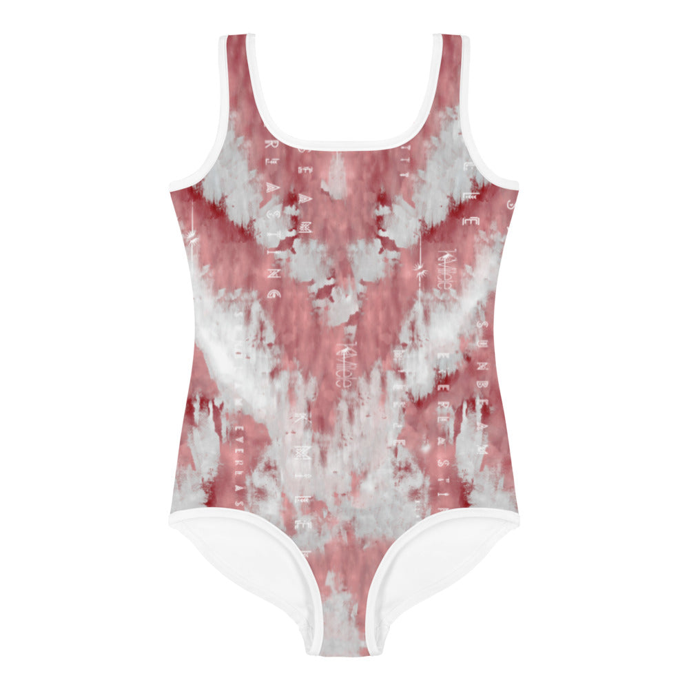 Kids Swimsuit - Let Me Fly Blush