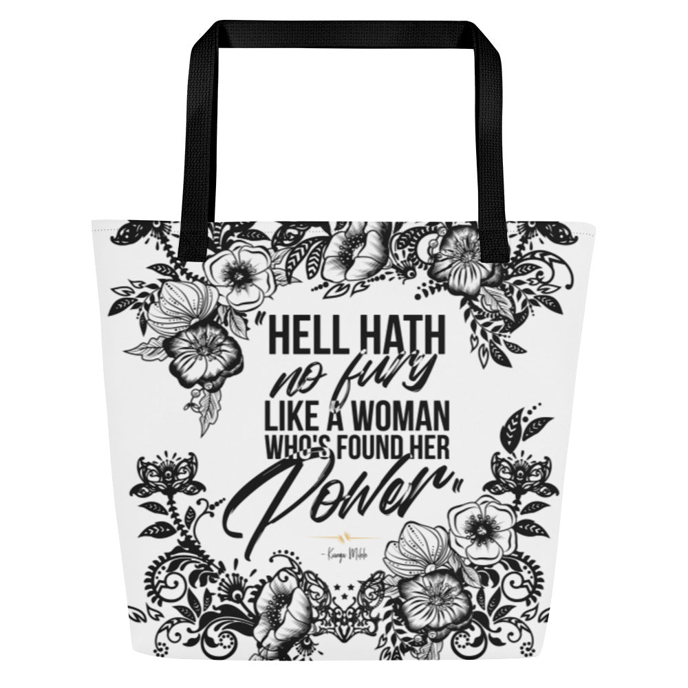 "Powerful" Kitty Tote Bag