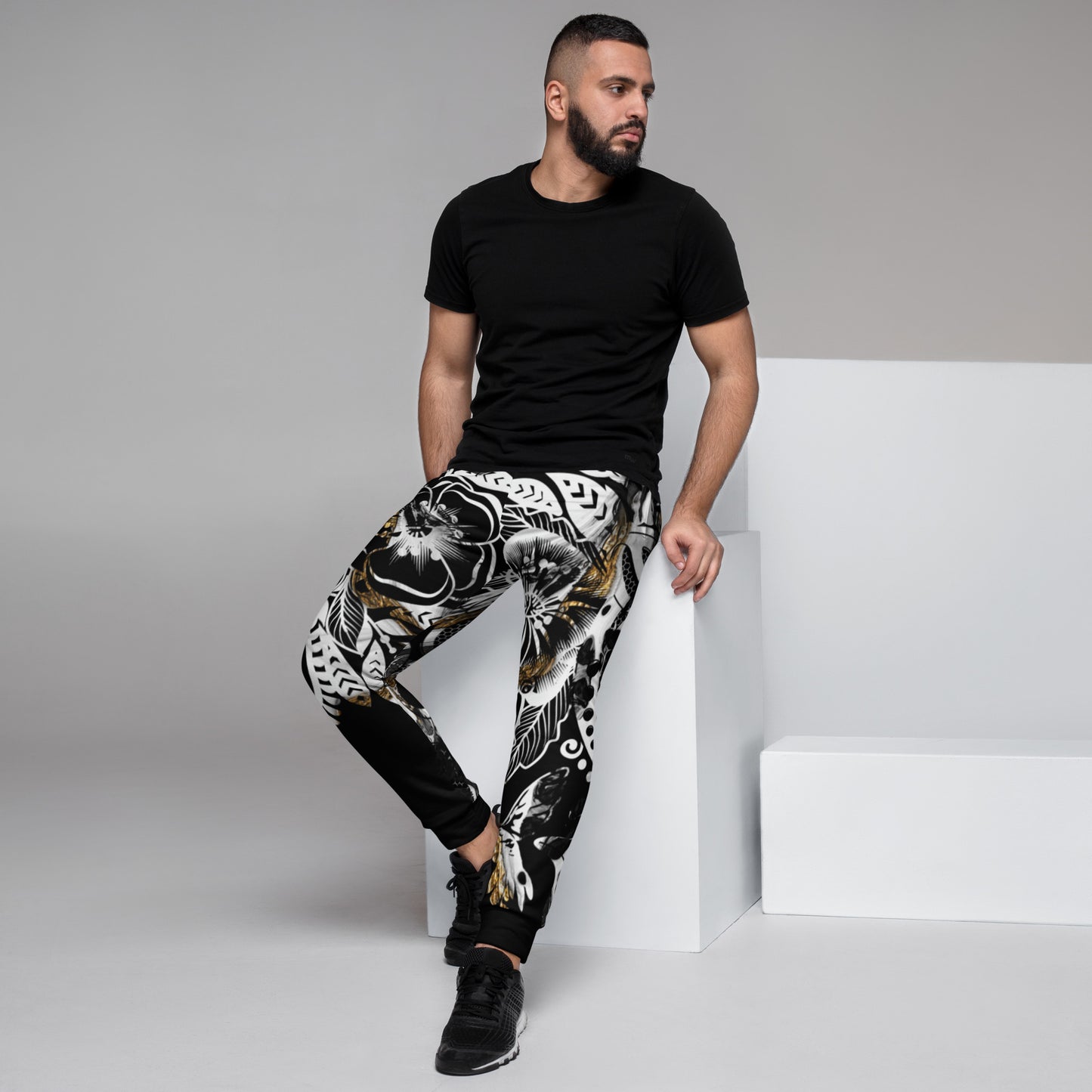 "Powerful - Black" x ZZKG Relaxed Fit Unisex Joggers