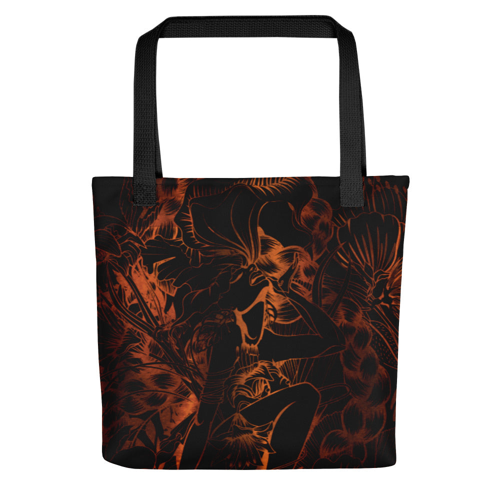 " Queen of Joy" - Black- Beach Tote bag