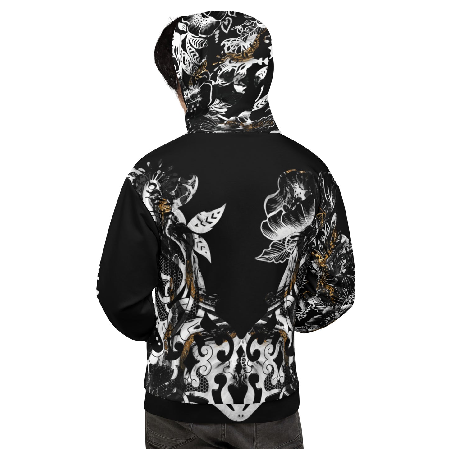 “Powerful - Black” x ZZKG Hoodie-Black