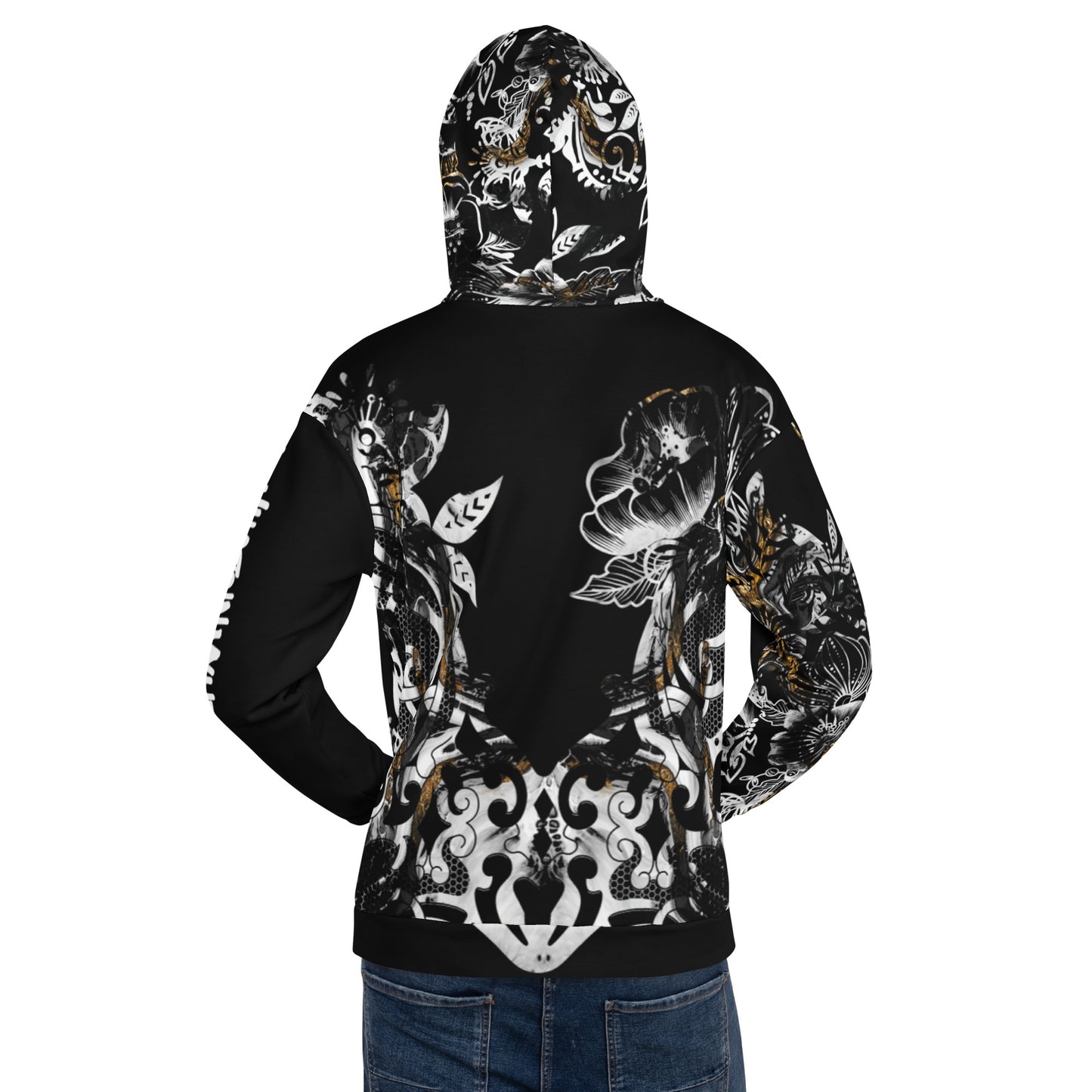 “Powerful - Black” x ZZKG Hoodie-Black