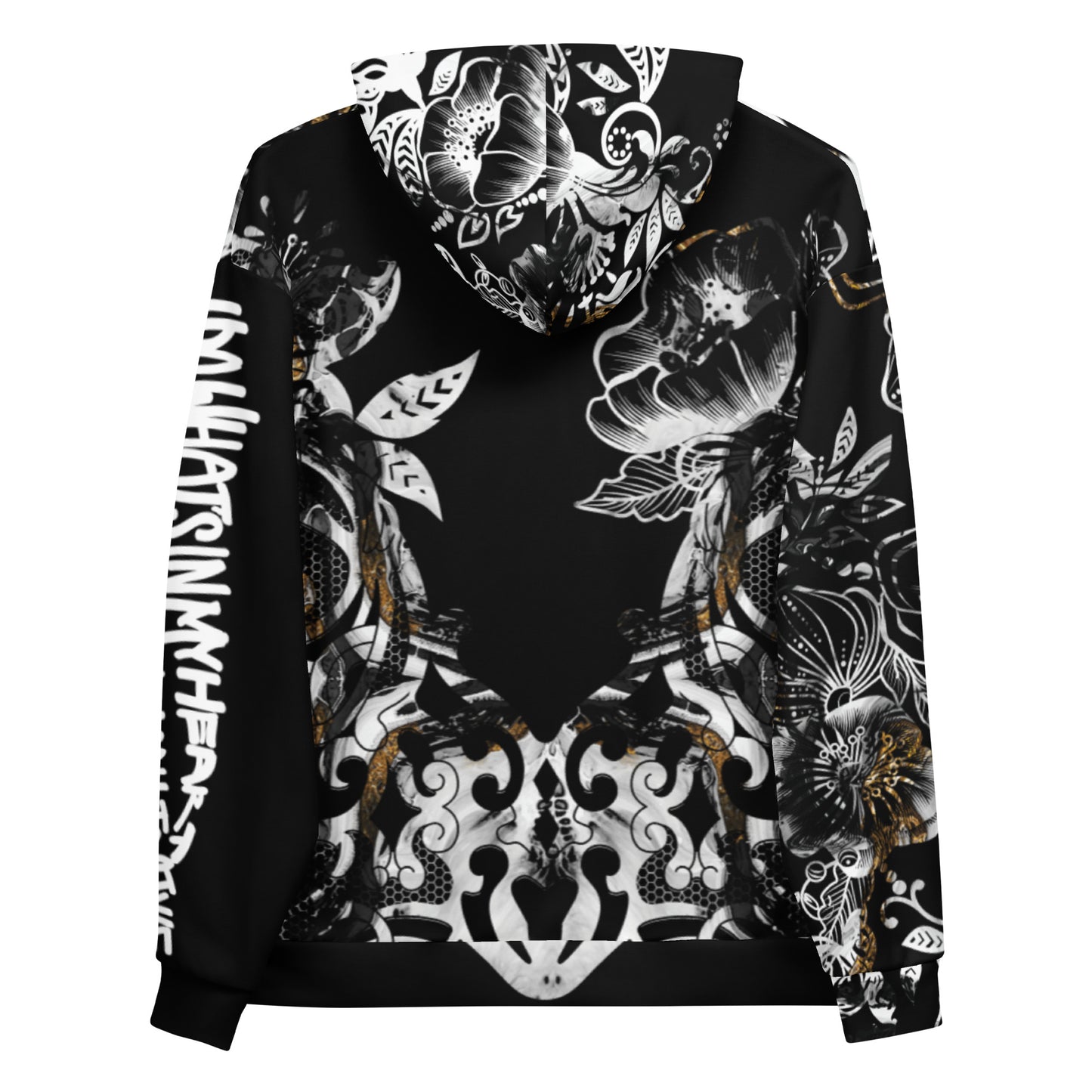 “Powerful - Black” x ZZKG Hoodie-Black