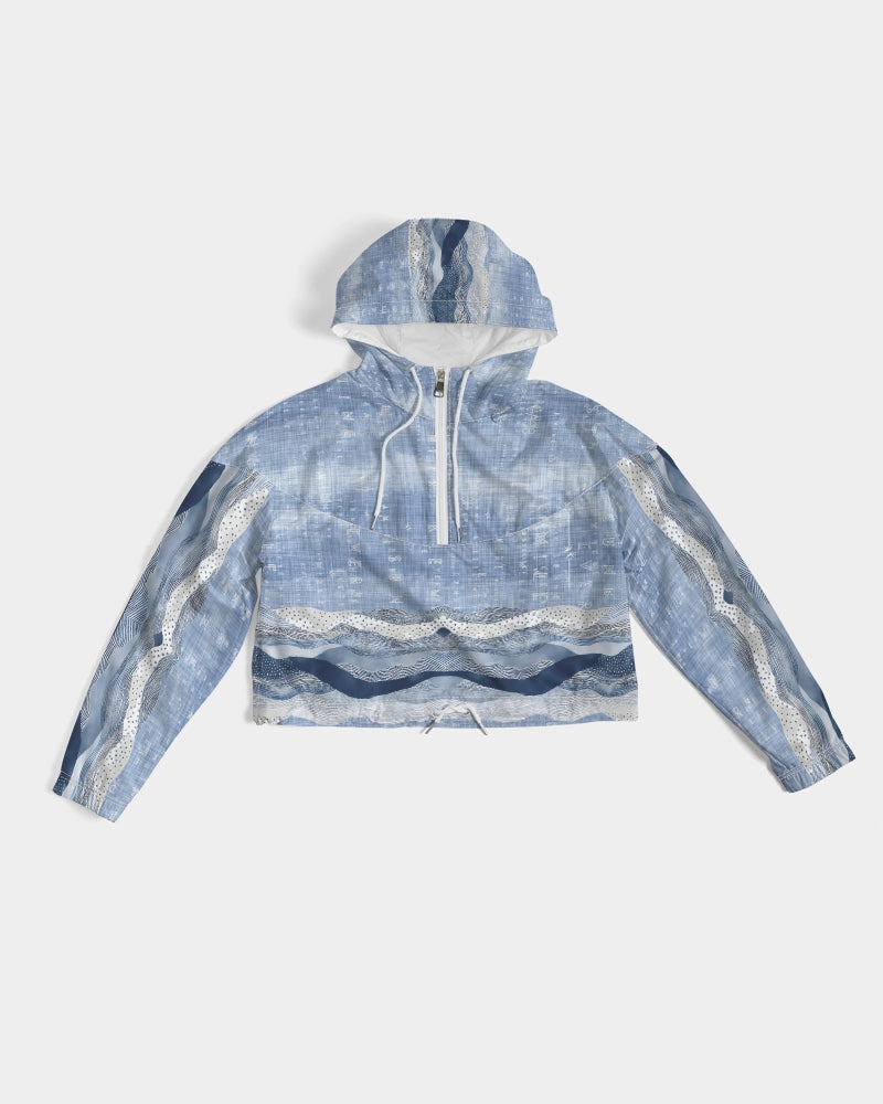 Women's Cropped Windbreaker - Sweetwater