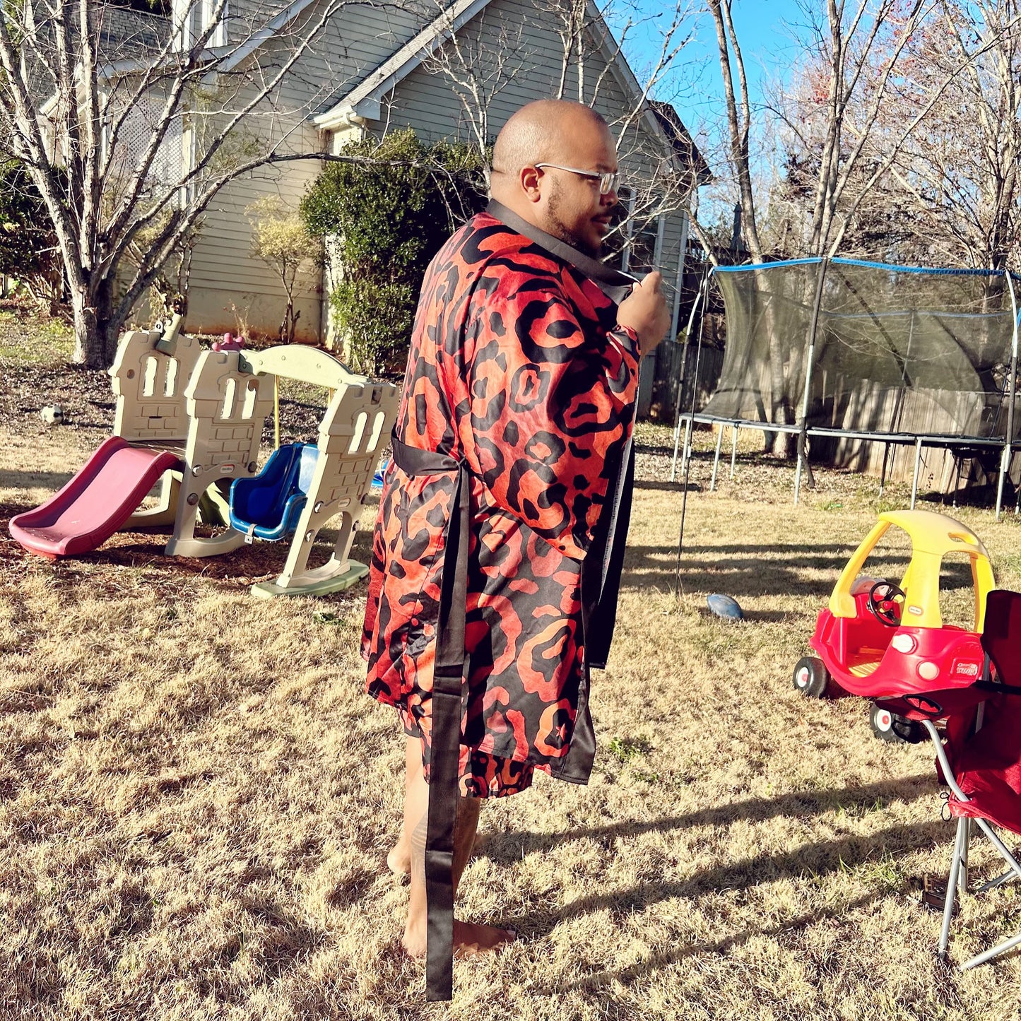 Long Sleeve Kimono Robe - Kitty 4 Life