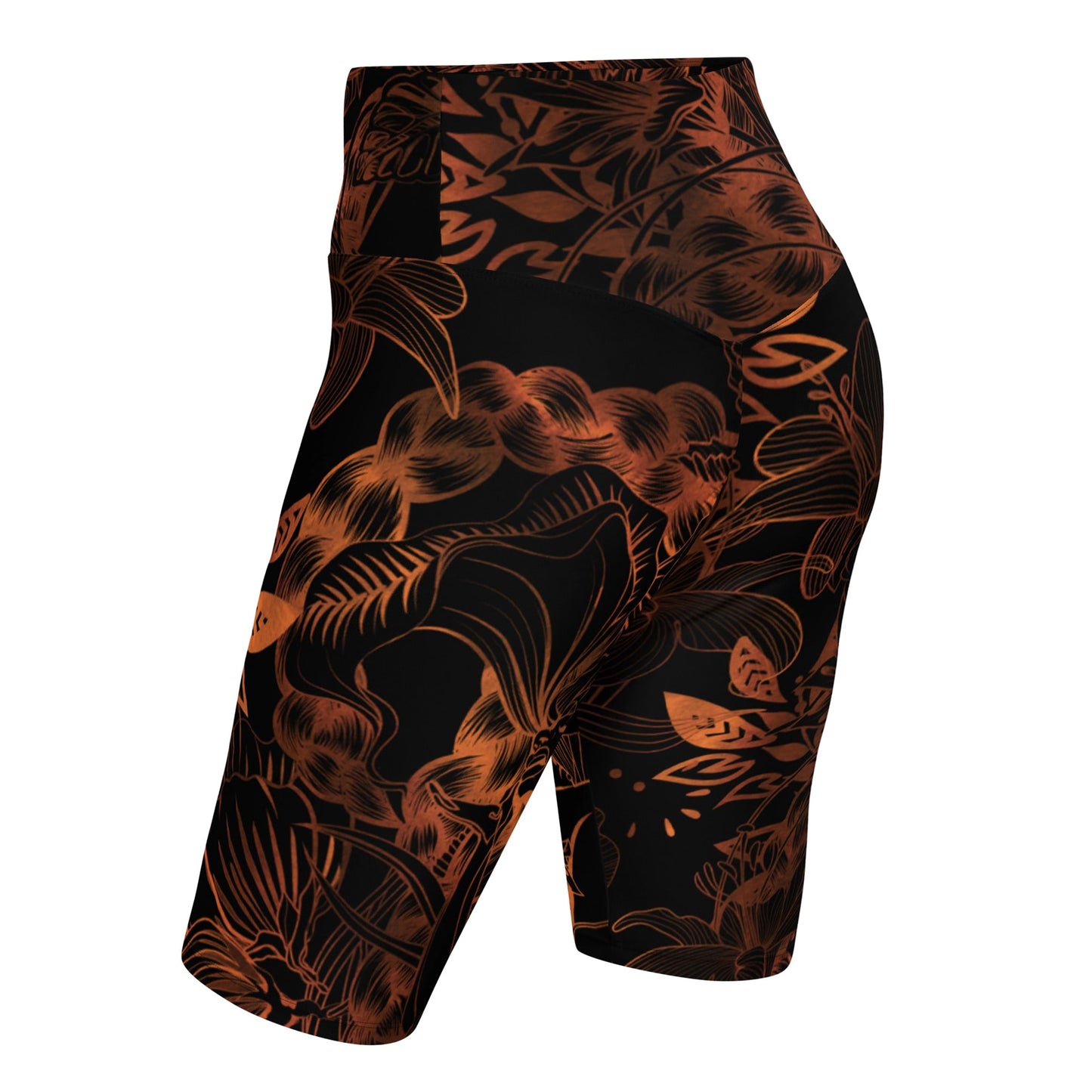 " Queen of Joy" -Black- Biker Shorts