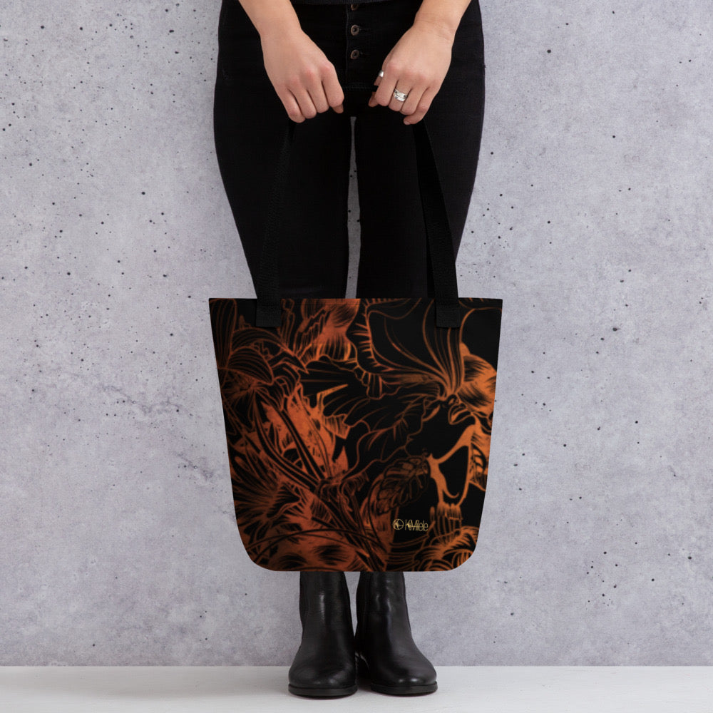 " Queen of Joy" - Black- Beach Tote bag