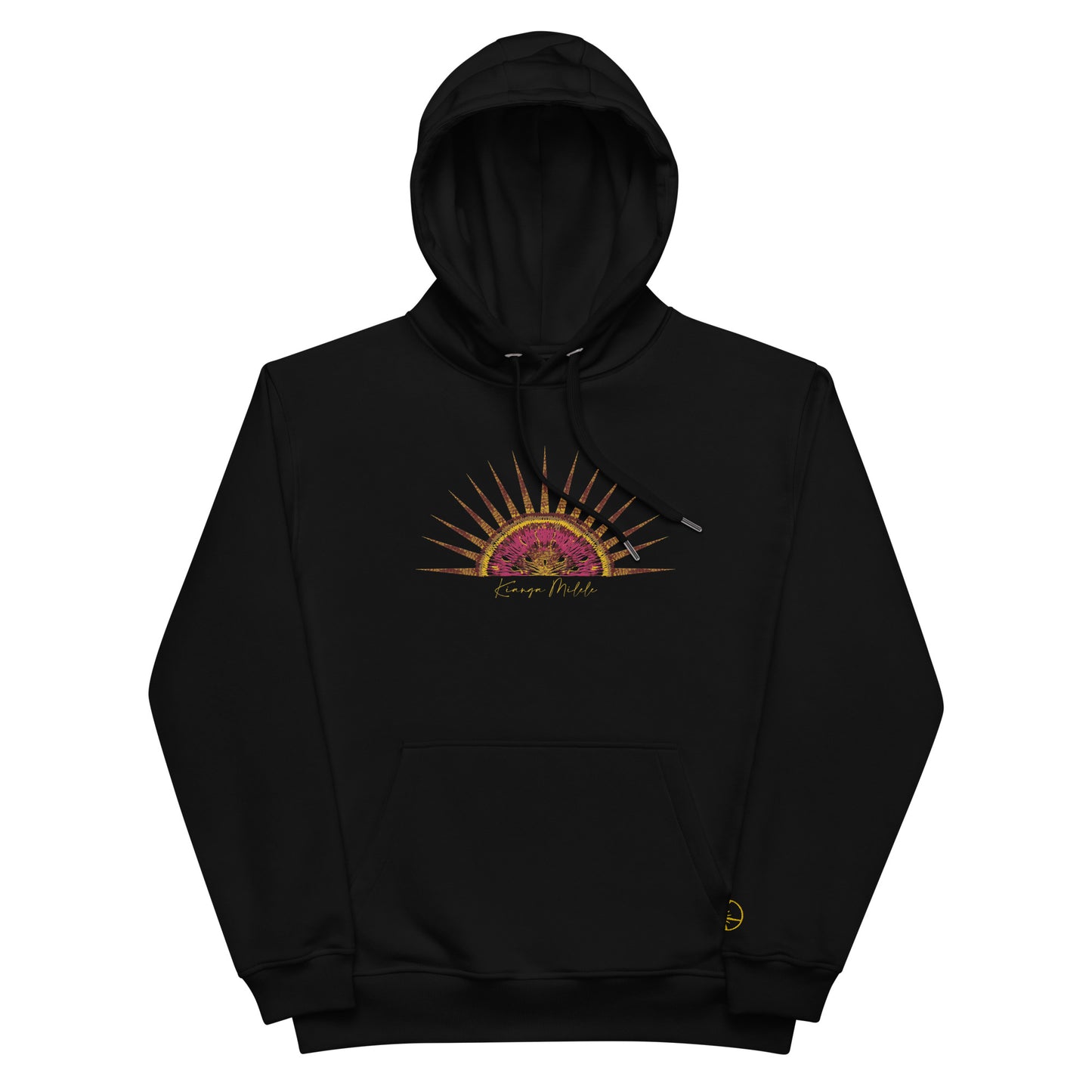 Hoodie - Embroidered Sun Melon