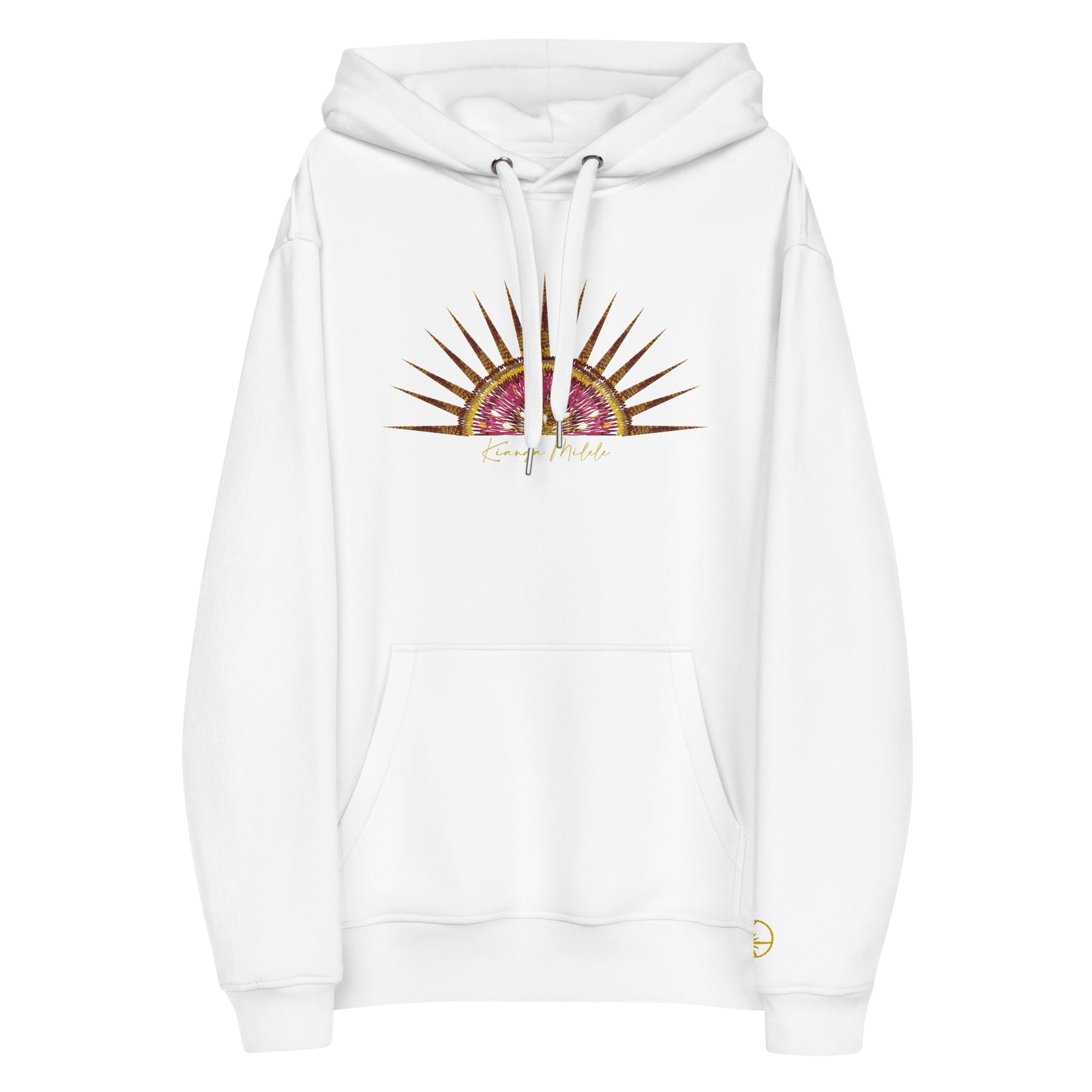 Hoodie - Embroidered Sun Melon