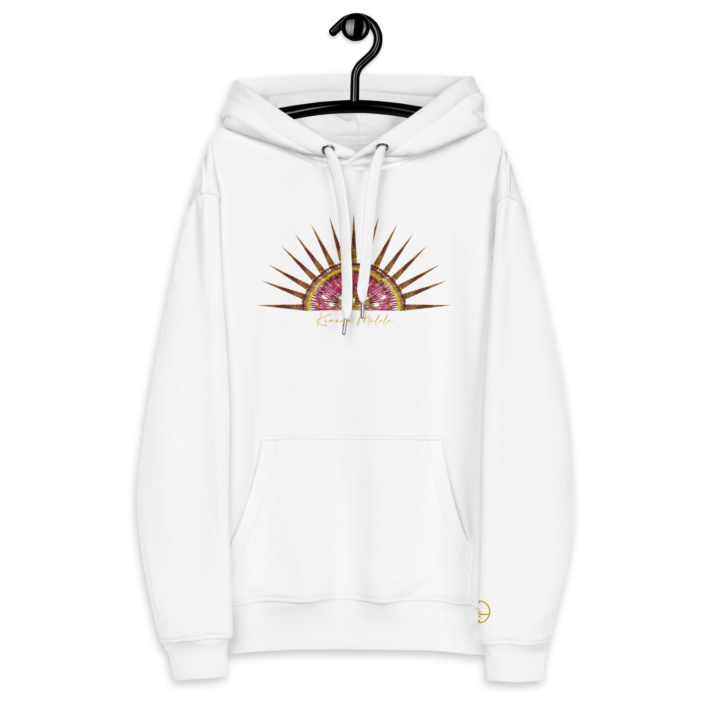 Hoodie - Embroidered Sun Melon