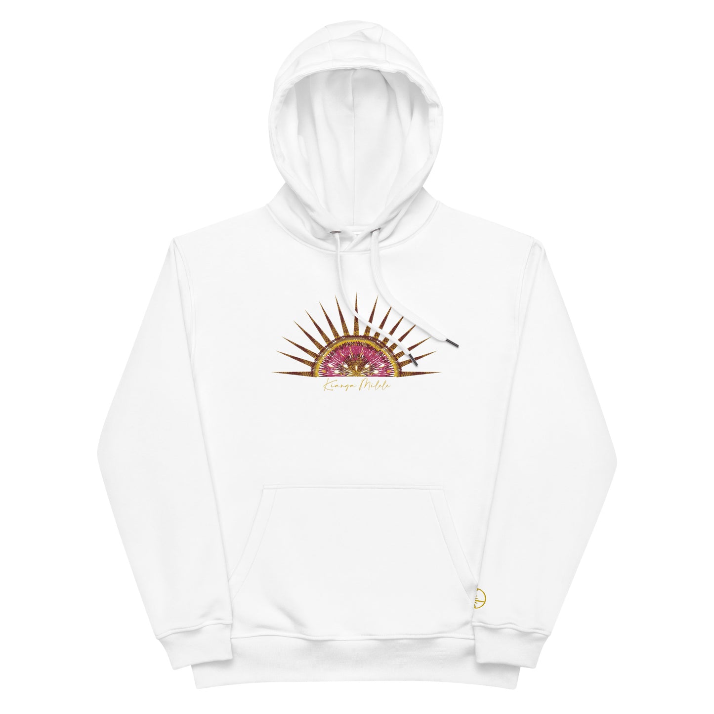 Hoodie - Embroidered Sun Melon