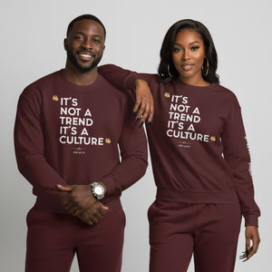 Printed Unisex Sweatshirt - Cultured - It's Not a Trend